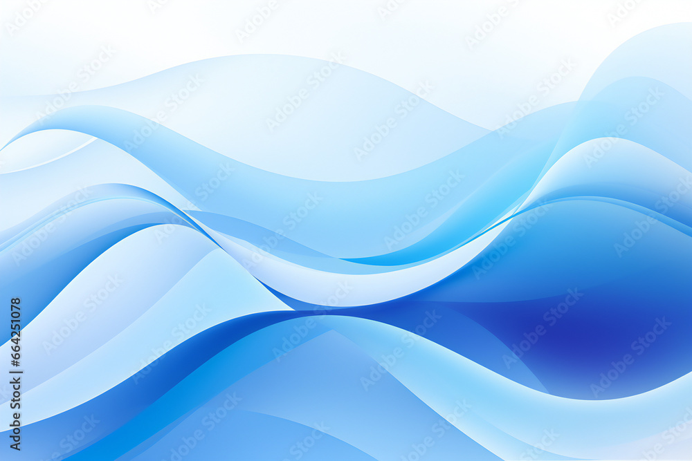 Fototapeta premium blue fantastic background, Generative AI 