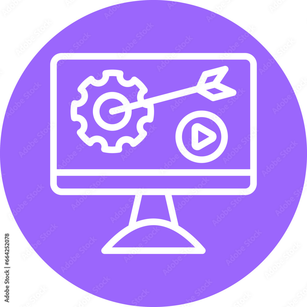 Marketing Strategy Icon Style Marketing Strategy Icon Style