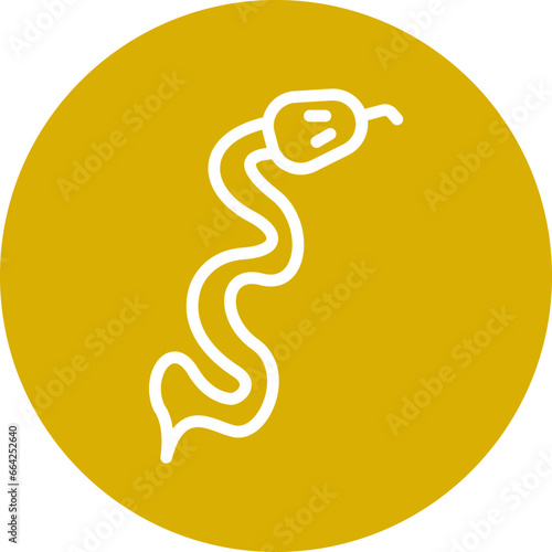 Snake Icon Style