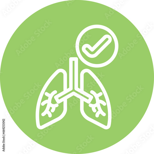 Respiratory Care Icon Style