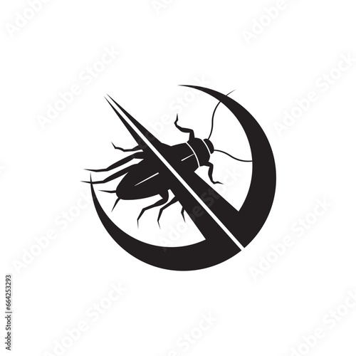 Cockroach icon,vector illustration logo design