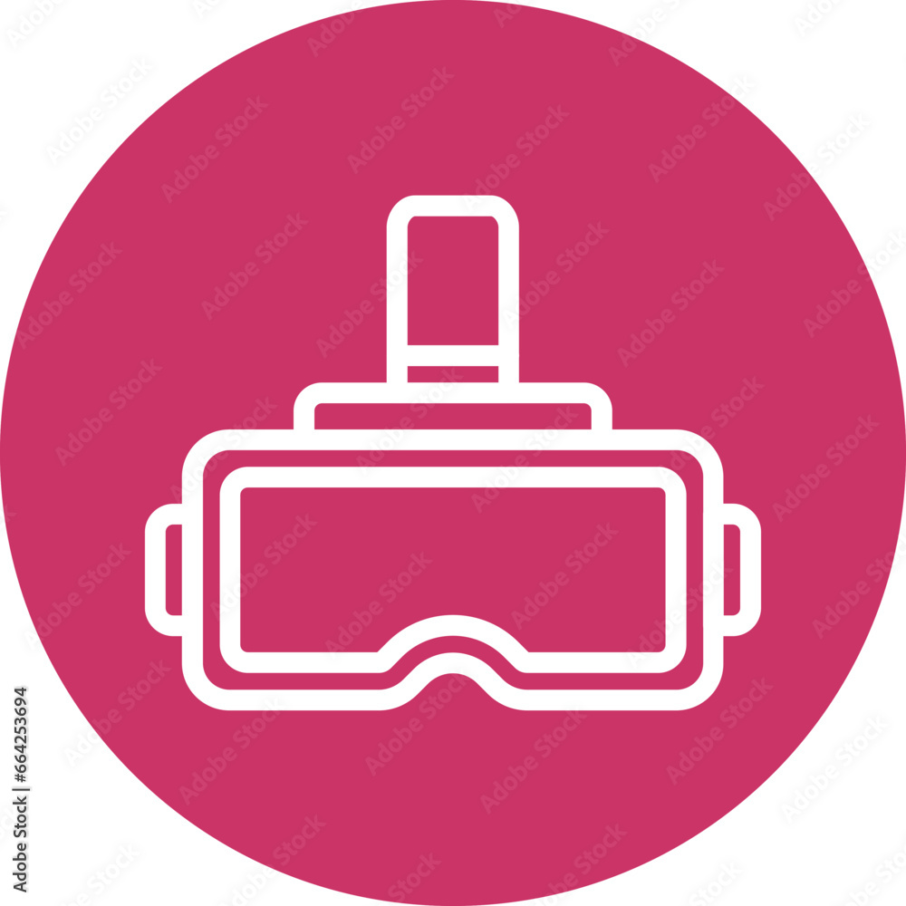 Virtual Reality Icon Style Virtual Reality Icon Style