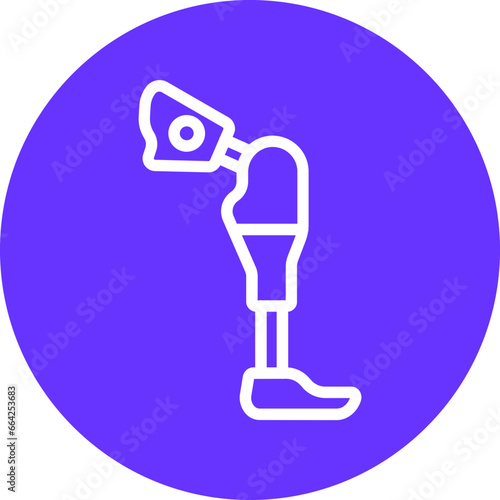 Smart Prosthesis Icon Style