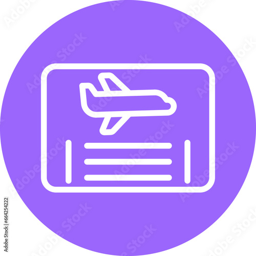 Frequent Flyer Program Icon Style