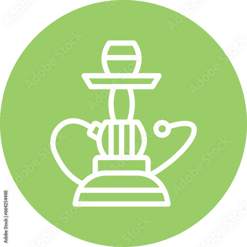 Hookah Icon Style