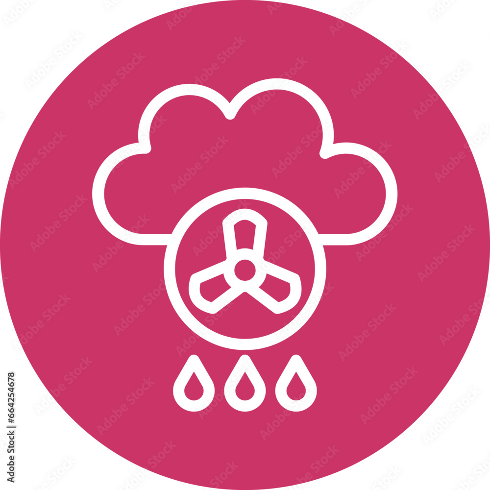 Acid Rain Icon Style