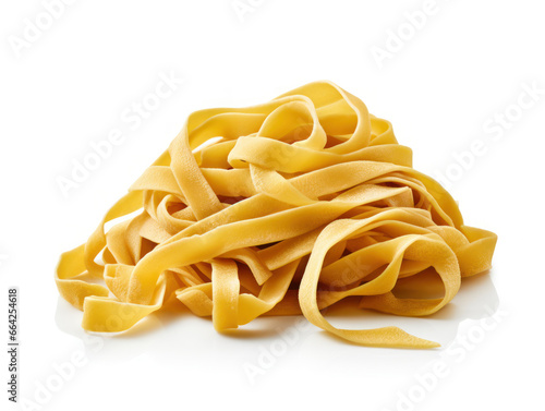 Pasta Studio Shot Isolated on Clear Background, Food Photography, Generative AI
