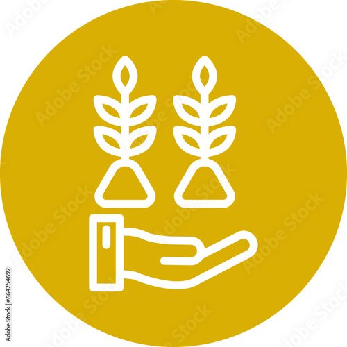Save Plants Icon Style
