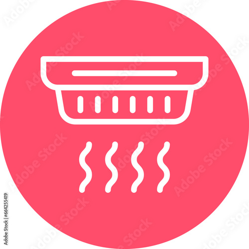 Smoke Detector Icon Style