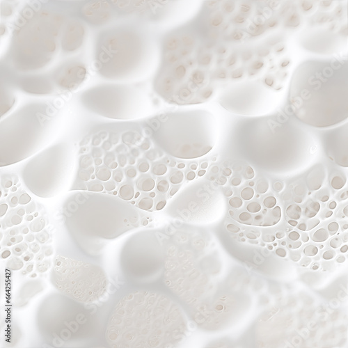 Fototapeta Naklejka Na Ścianę i Meble -  Abstract 3d white background, organic shapes seamless pattern texture.