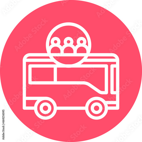 Group Excursion Icon Style