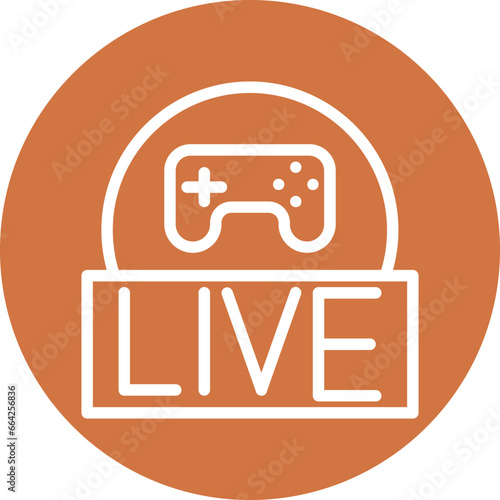 Live Gaming Icon Style