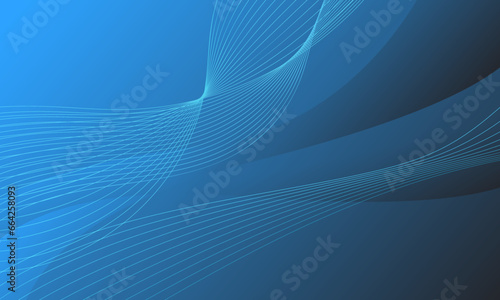 blue business lines waves curves soft gradient abstract background