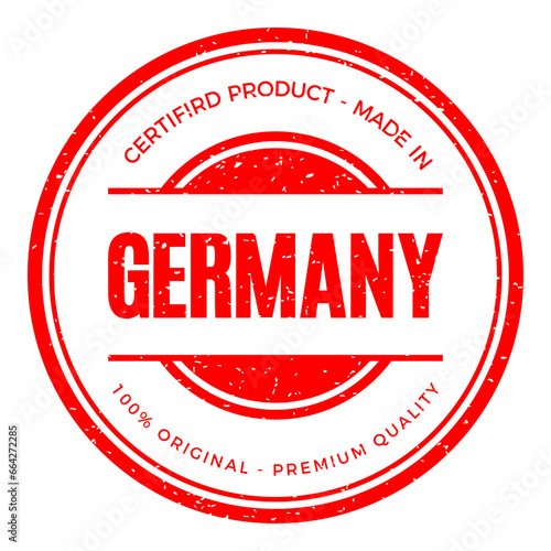 Germany Country Rubber Stamp.