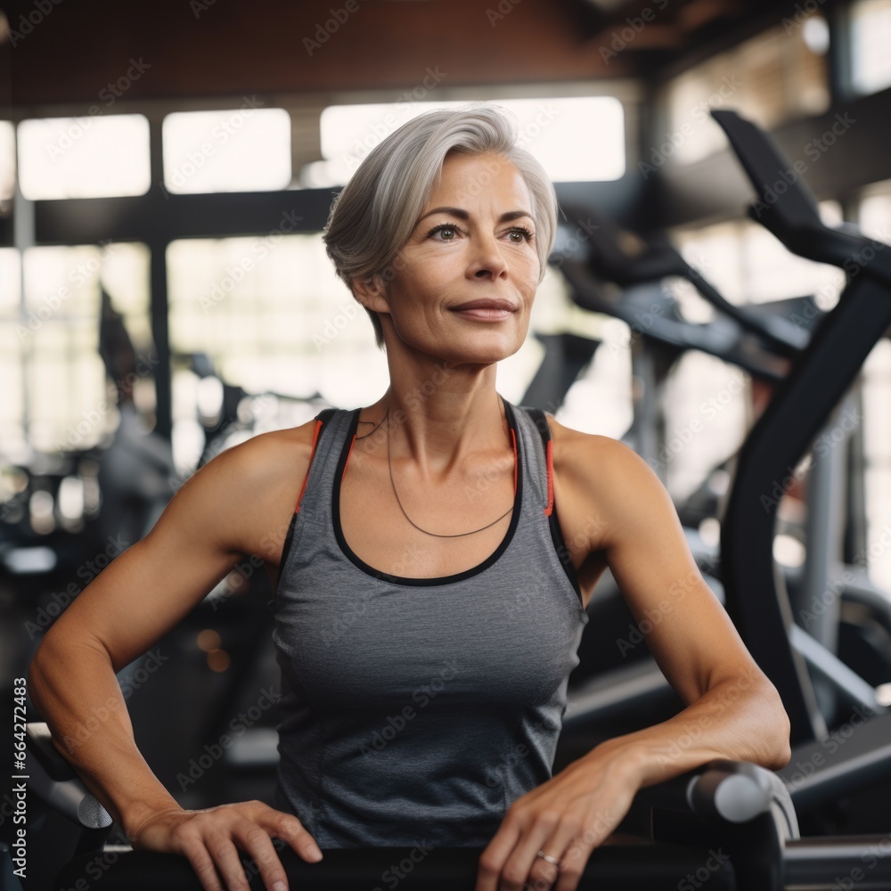 Fit and Fabulous. Fictional characters created by Generated AI.