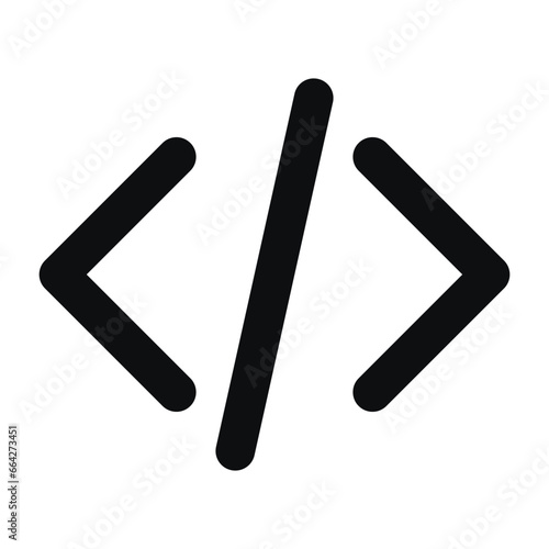 code line icon