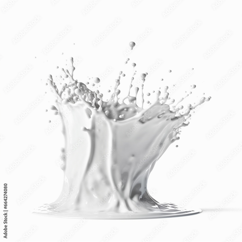 Unusual splashes of milk, drops of milk in flight, macro, background for collage. Unusual splashes of milk, drops of milk in flight, macro, background for collage.