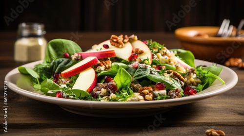 Apple cranberry walnut sala...