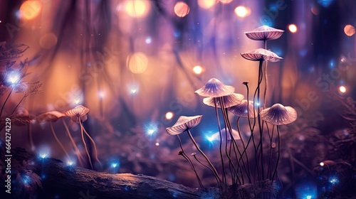 Bokeh lights in a mysteriou...