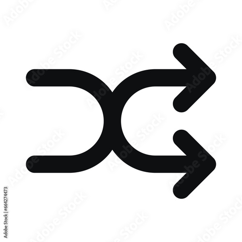 shuffle arrow