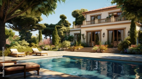 Charming villa with a pool ...