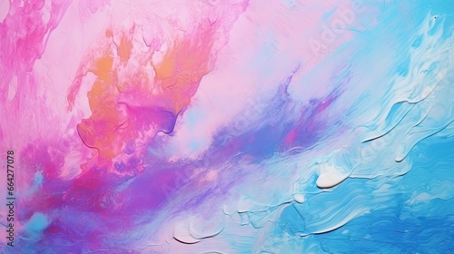 Abstract color painting wit...