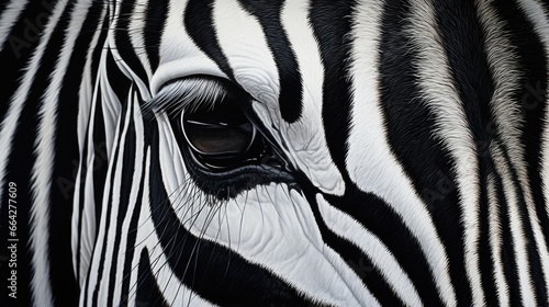 Colorful textiles can use a zebra like design