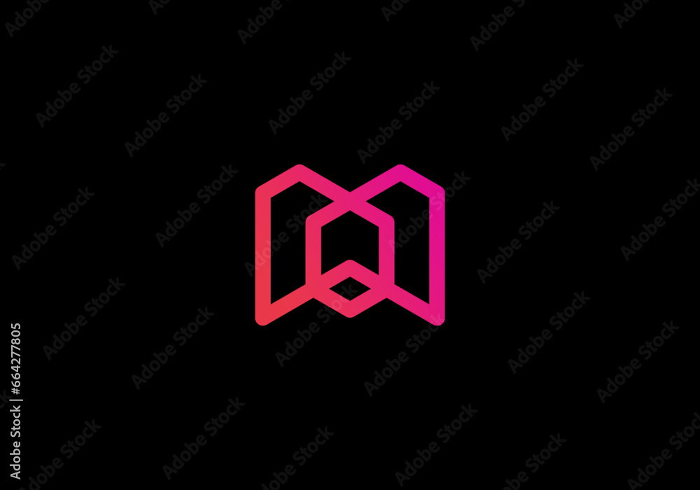 Letter M logo icon design template elements
Letter M logo icon design template elements