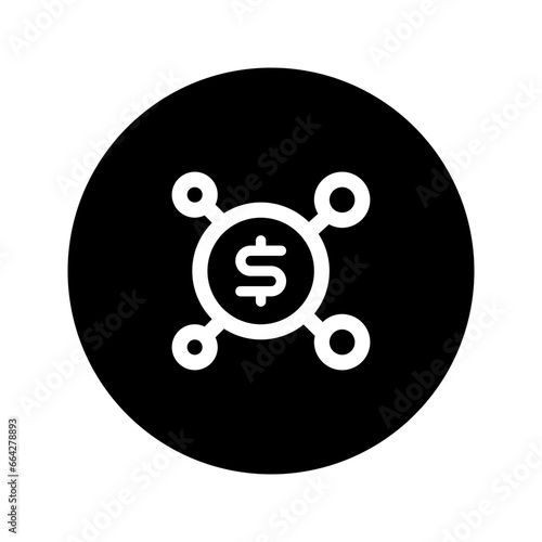 affiliate circular line icon