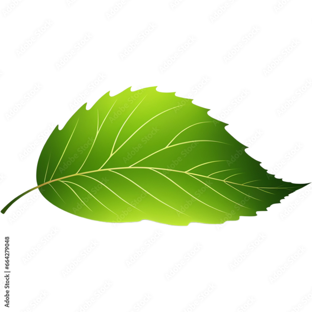 Obraz premium Abstract green leaf