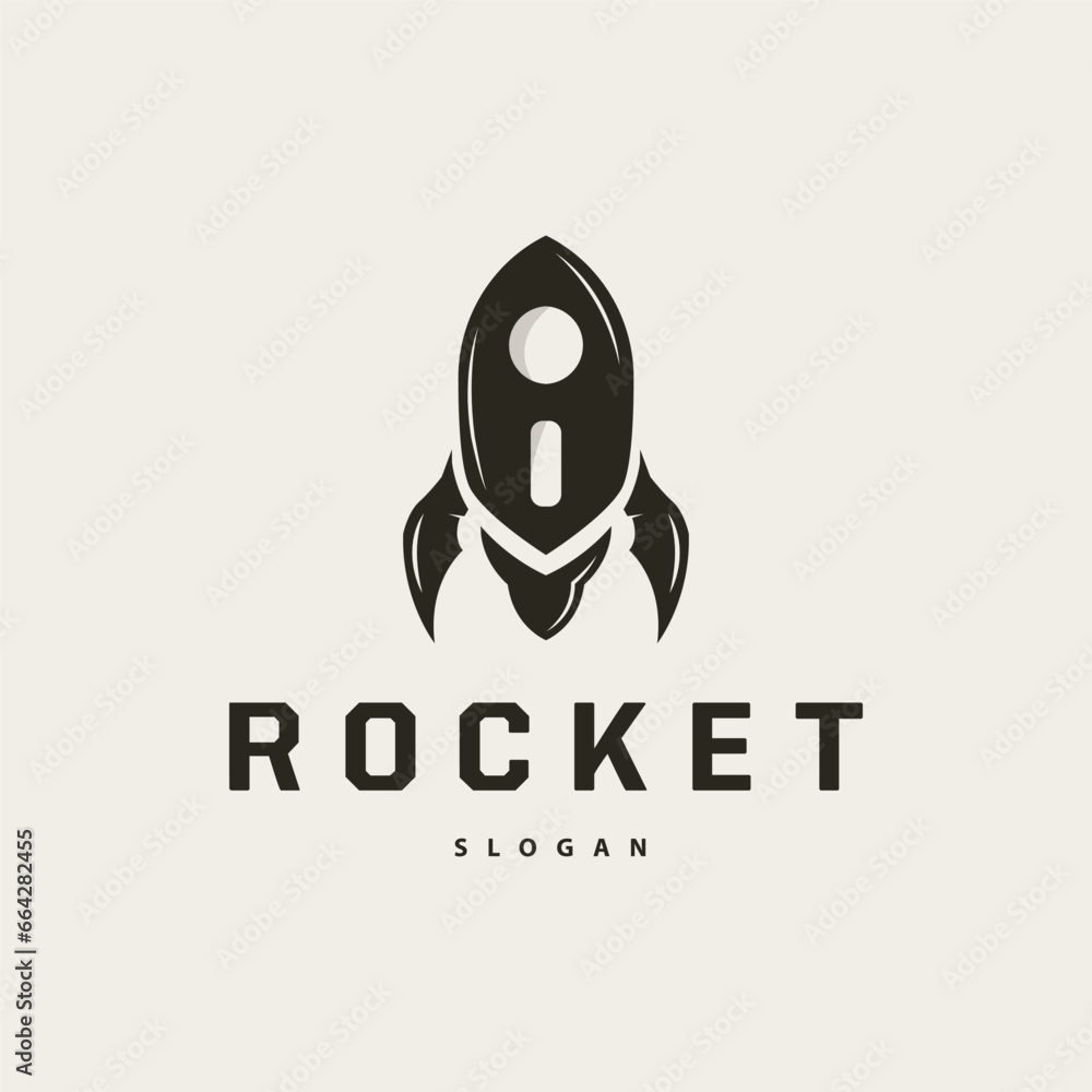Space Rocket Logo Design, Space Vehicle Technology Vector, Simple Templet Modern Illustration Space Rocket Logo Design, Space Vehicle Technology Vector, Simple Templet Modern Illustration