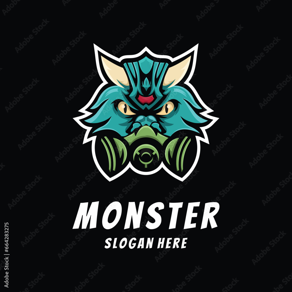 Obraz premium Illustration Monster Mascot Logo