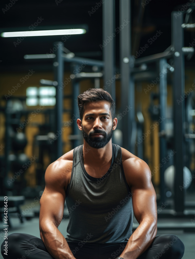 A Strong Man in the Gym. Fictional characters created by Generated AI. A Strong Man in the Gym. Fictional characters created by Generated AI.
