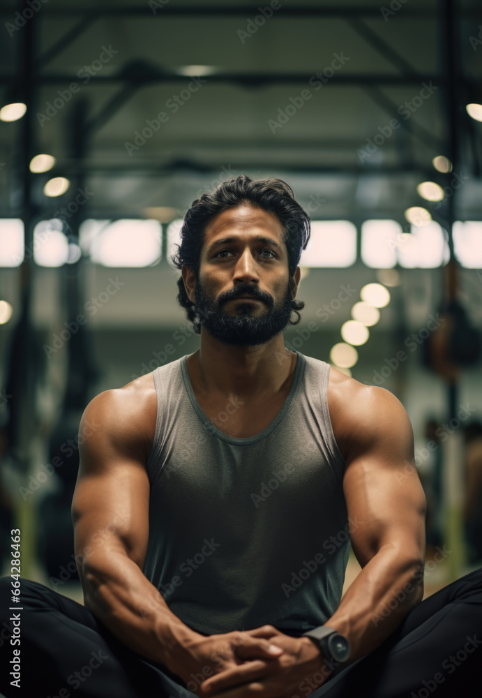 A Man with Big Arms and a Watchful Eye. Fictional characters created by Generated AI. A Man with Big Arms and a Watchful Eye. Fictional characters created by Generated AI.