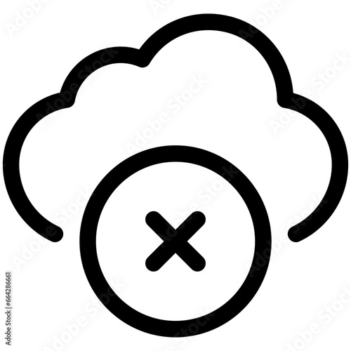 cloud reject icon