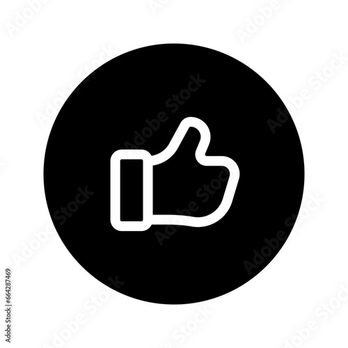 like circular line icon