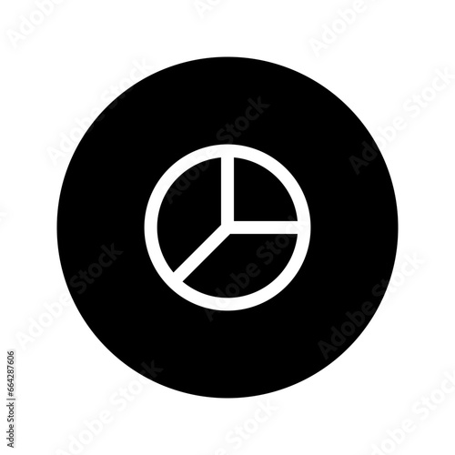 pie chart circular line icon