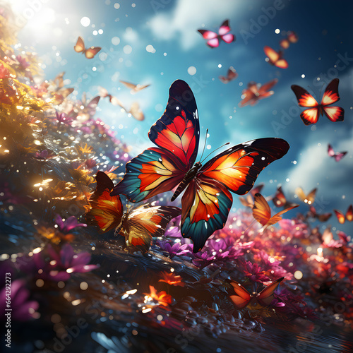 colorful butterfly © Thipphawan