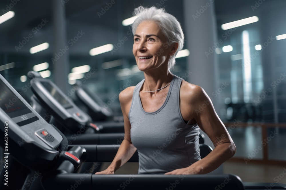 Obraz premium Fit and Fabulous. Fictional characters created by Generated AI.