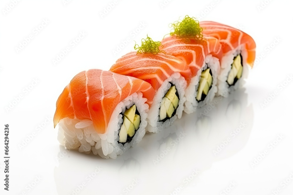 Sushi isolated on white background. Sushi isolated on white background.