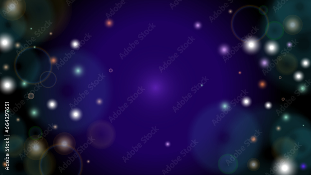 Magic Abstract Defocused Bokeh Circles Background Design. Christmas snowfall Vector Horizontal Illustration. Cosmic Print. Glitter confetti. Good for Banners, Posters, Covers, Flyers, Cards. Magic Abstract Defocused Bokeh Circles Background Design. Christmas snowfall Vector Horizontal Illustration. Cosmic Print. Glitter confetti. Good for Banners, Posters, Covers, Flyers, Cards.