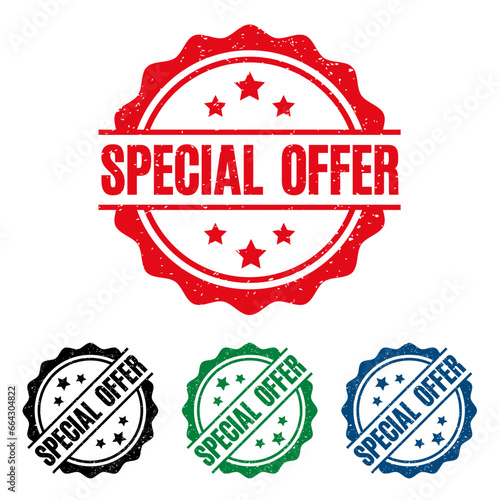 SPECIAL OFFER Rubber Stamp. vector illustration.