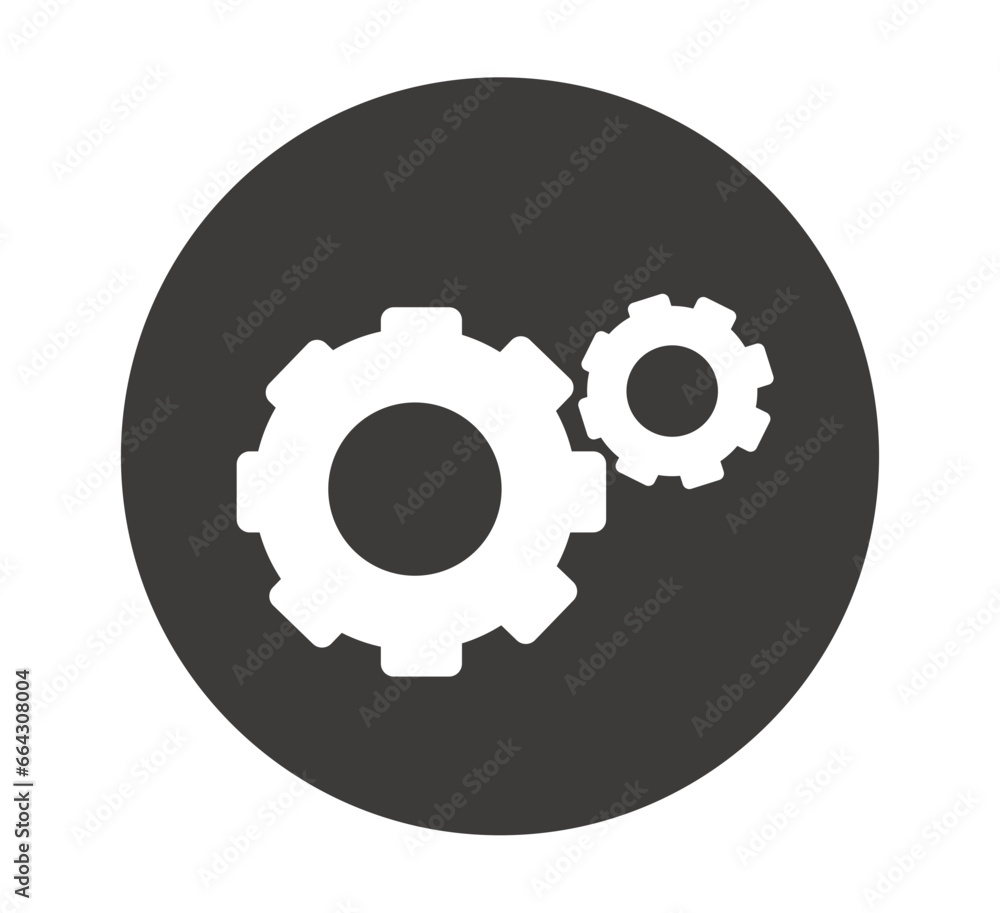 Settings Symbol Icon - Vector Settings Symbol Icon - Vector