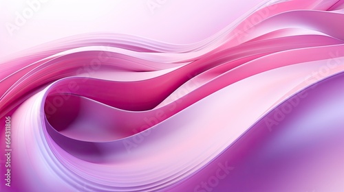 Abstract 3D image of digital waves in shades of pink and purple.