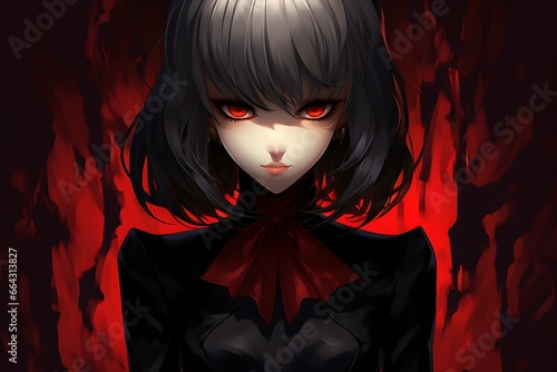 Anime vampire girl background