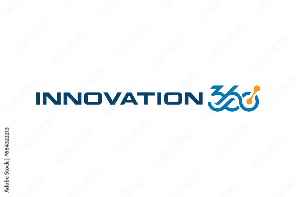 Innovation 360 sign. isometric Angle 360 view icon isolated on black background. Virtual reality. Connect symbol. Vector illustration.