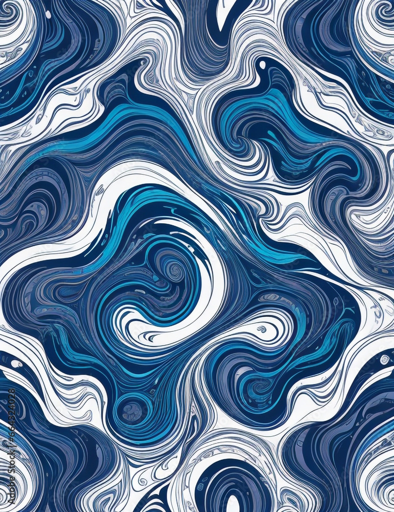 seamless pattern with waves seamless pattern with waves