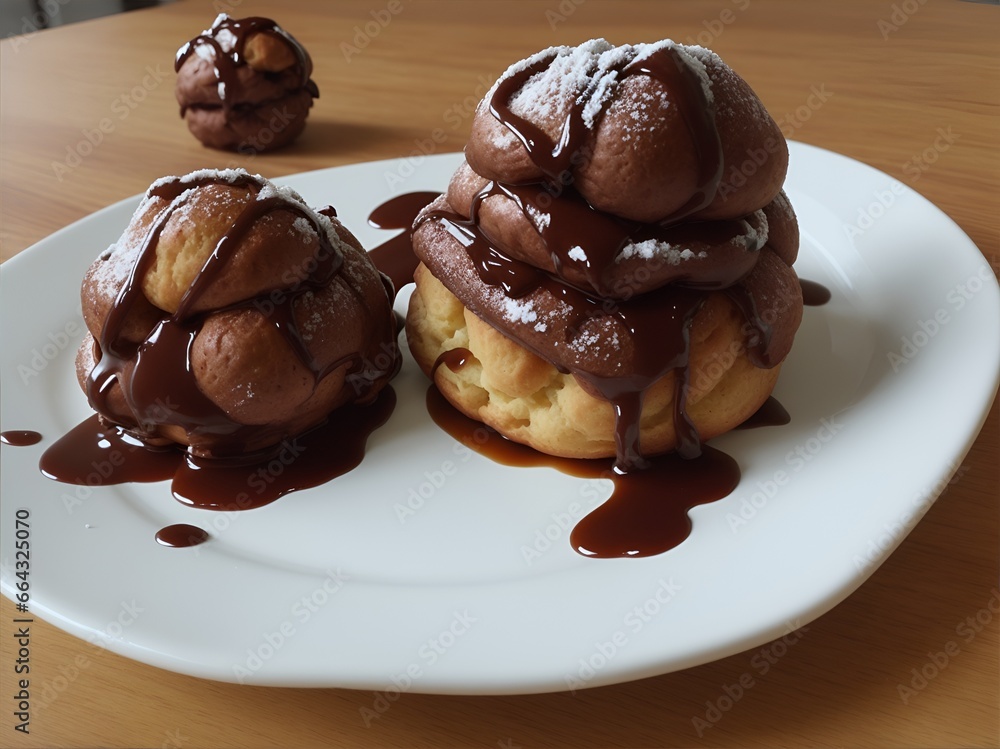 pancakes with chocolate pancakes with chocolate