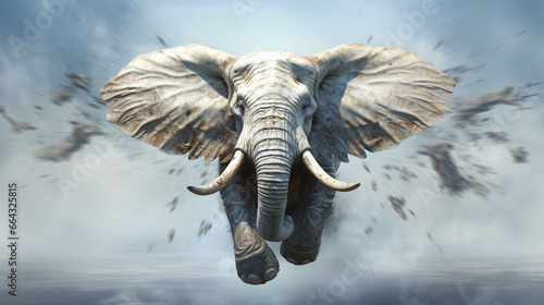 elephant in sky 