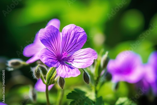 Geranium wilfordii flower.